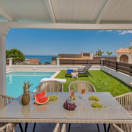 Astarte Villas - Villa Siesta With Private Pool Аргасі Екстер'єр фото