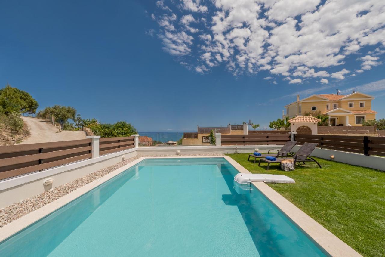 Astarte Villas - Villa Siesta With Private Pool Аргасі Екстер'єр фото